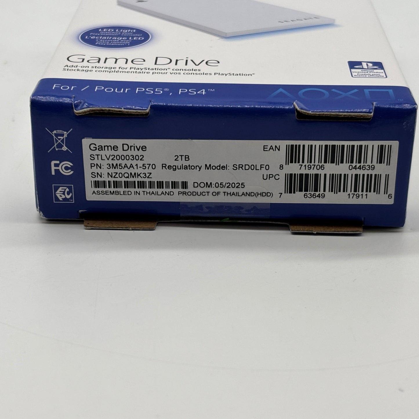 New Seagate 2TB Game Drive SRD0LF0 for PS4/PS5