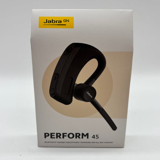 New Jabra Perform 45 Professional Wired Mono Headset Black 5101-119