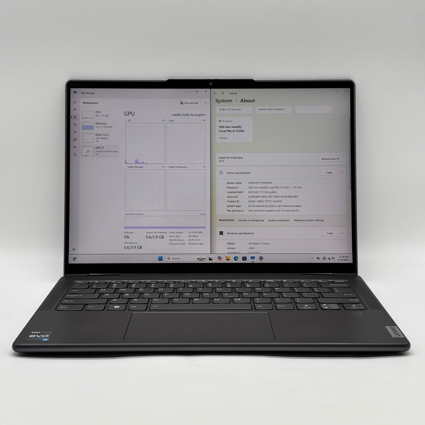 Lenovo Yoga 7 14" i5-1235U 1.3GHz 8GB RAM 512GB SSD
