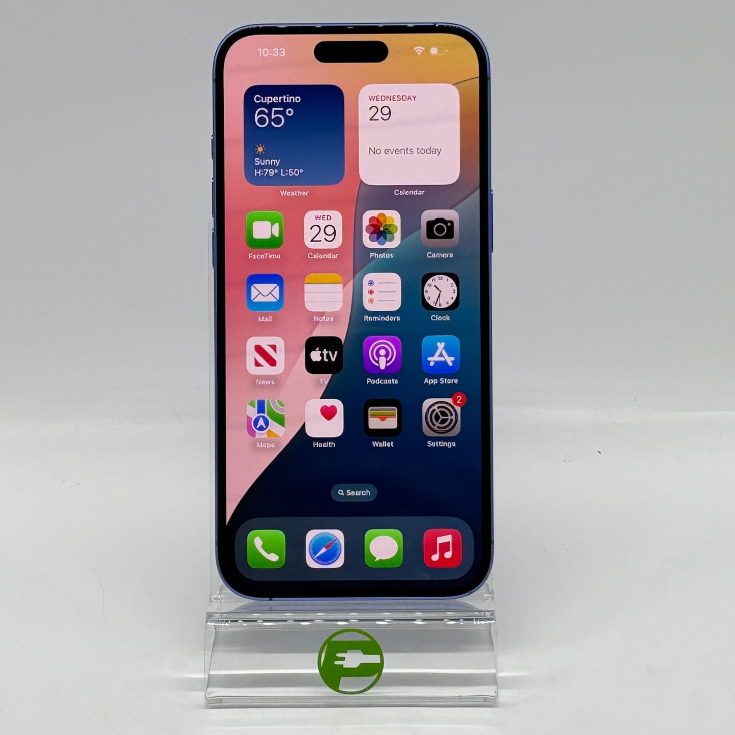 Unlocked Apple iPhone 16 Plus 128GB Blue MXUW3LL/A