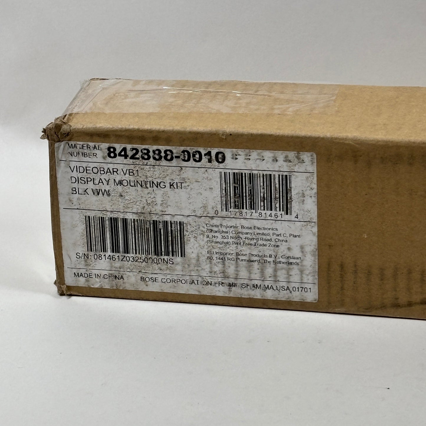 New Bose VideoBar VB1 VideoBar Black 842415-1110 VideoBar Display Mounting Kit