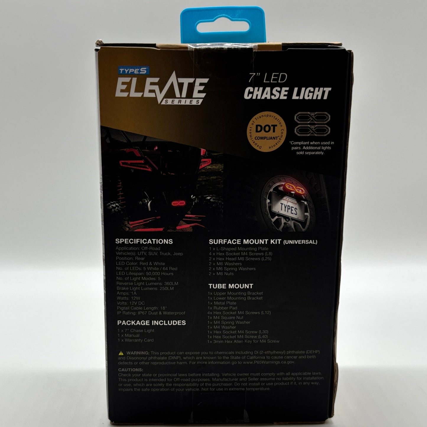 New Type S Elevate 7" LED Chase Light