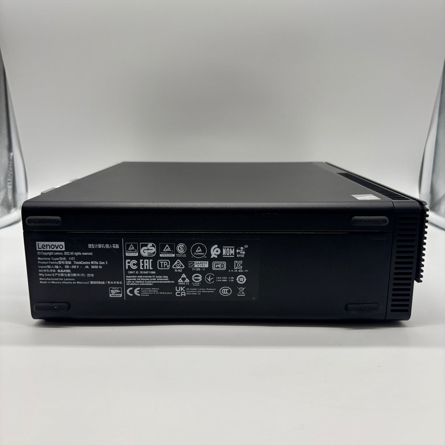 Lenovo ThinkCentre M70s Gen 3 11T7 i3-12100F 3.30GHz 16GB RAM 256GB SSD