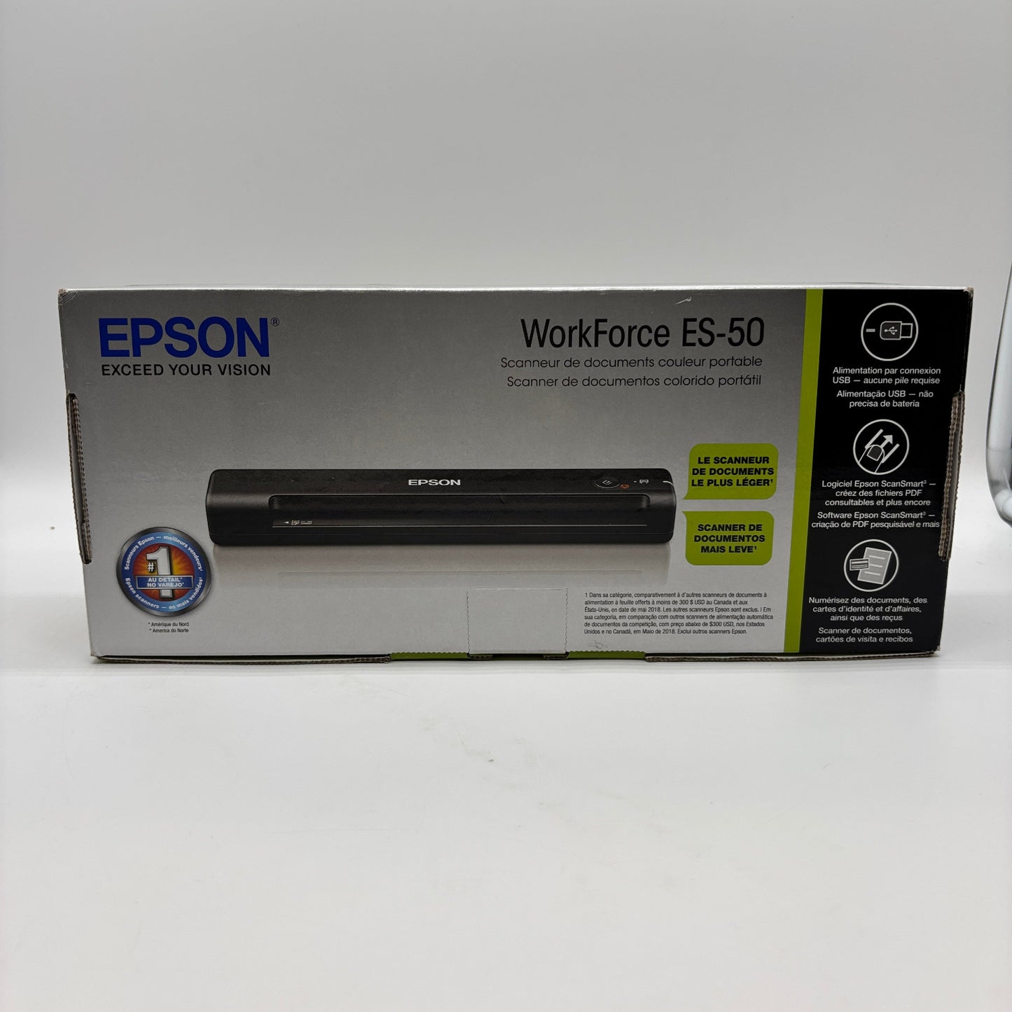 New Epson WorkForce Portable Document Scanner ES-50