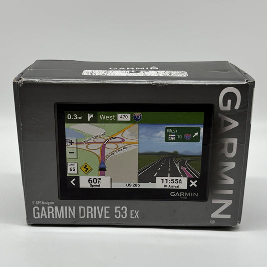 New Garmin DriveSmart 53EX 5" GPS Navigator 010-02858-02