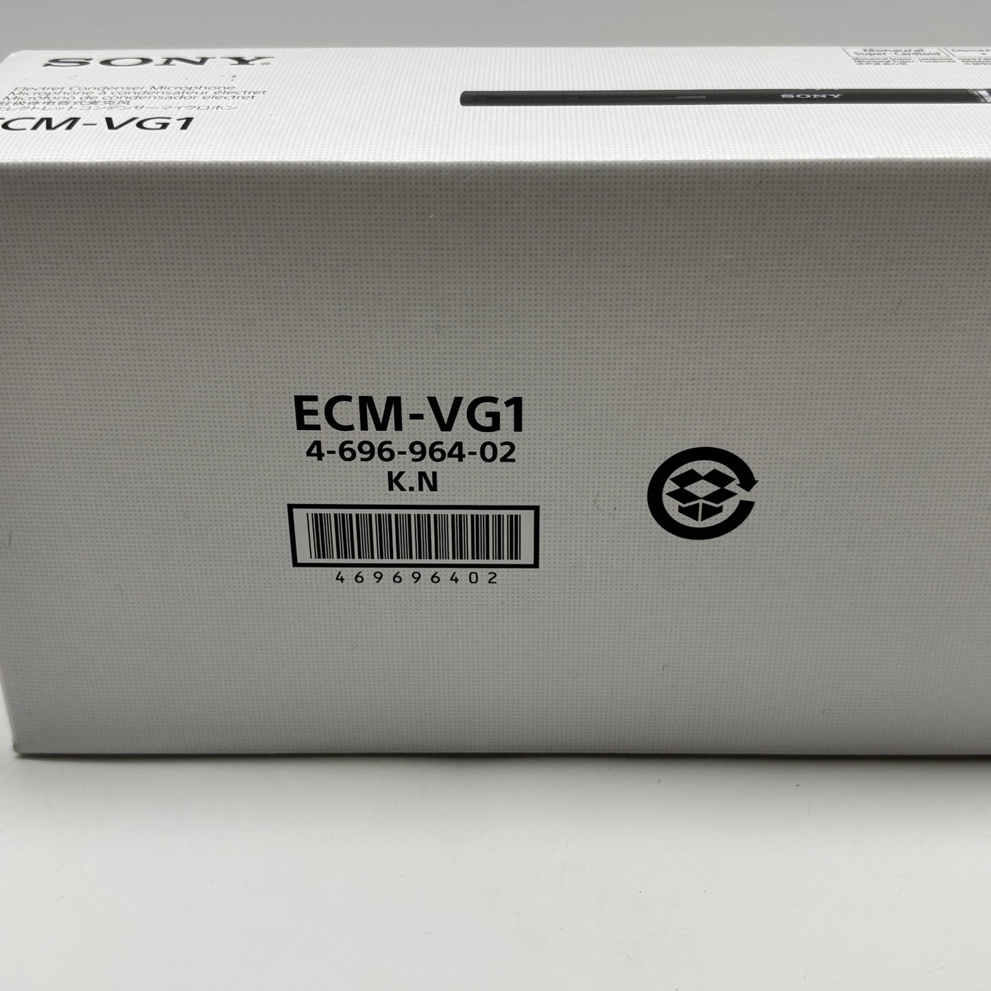 New Sony ECM-VG1 40 Hz - 20 kHz Electret Condenser Shotgun Microphone