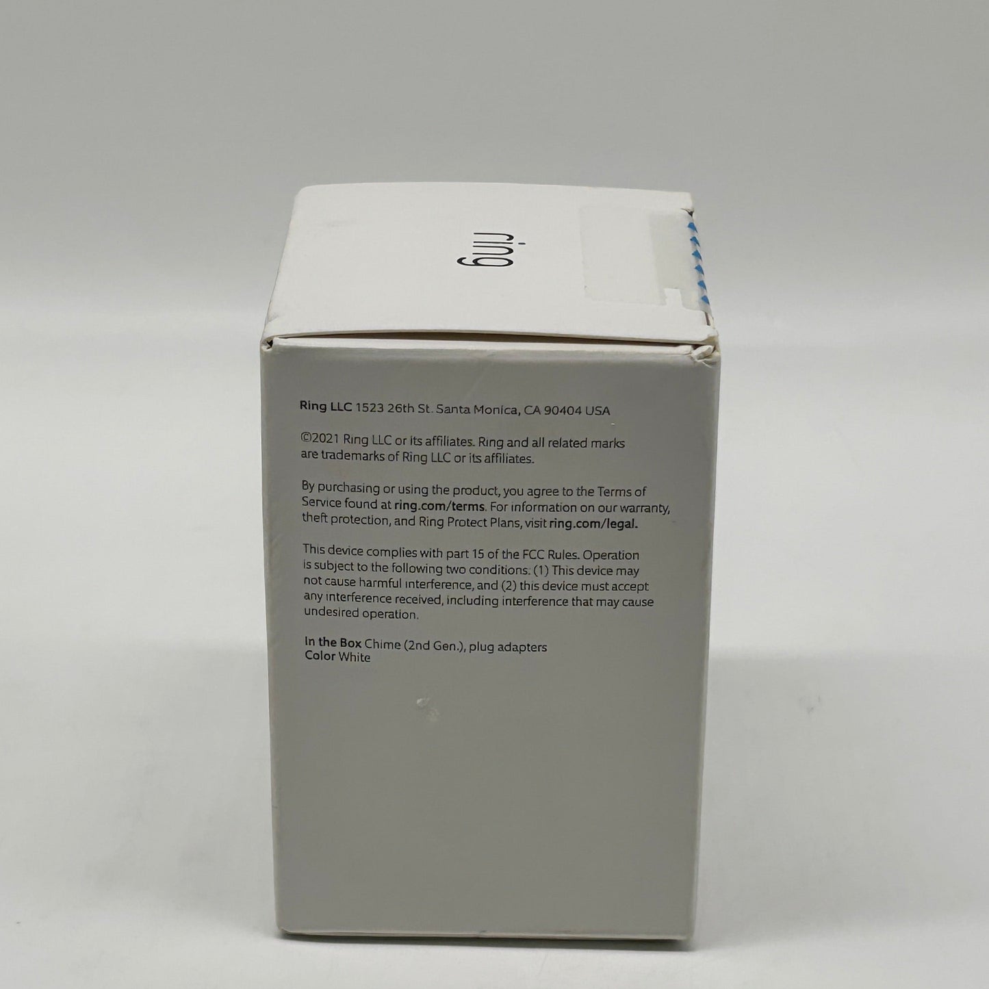 New Ring Chime Doorbell Chime White