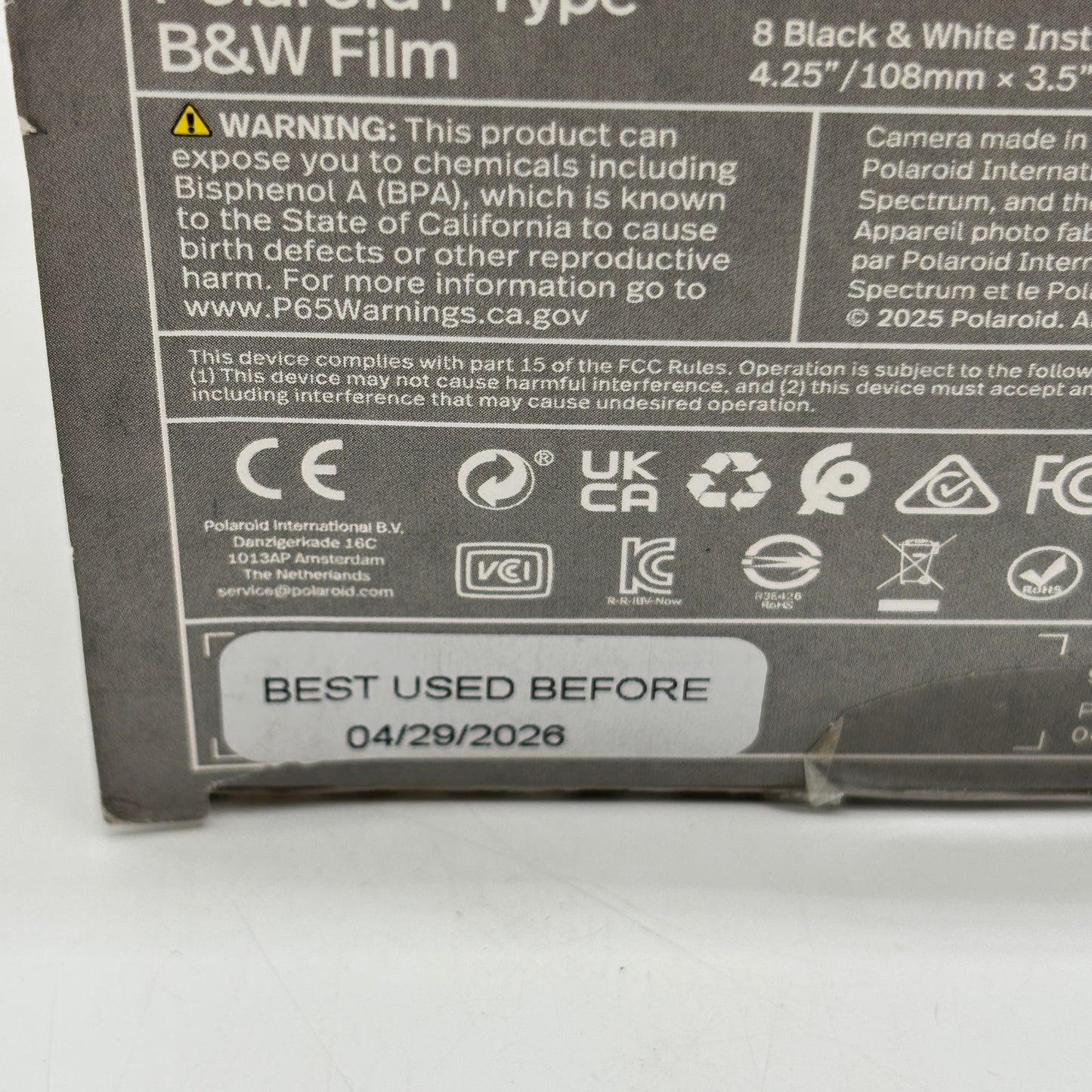 New Polaroid Gen 3 Now Instant Camera +8 Instant Photos