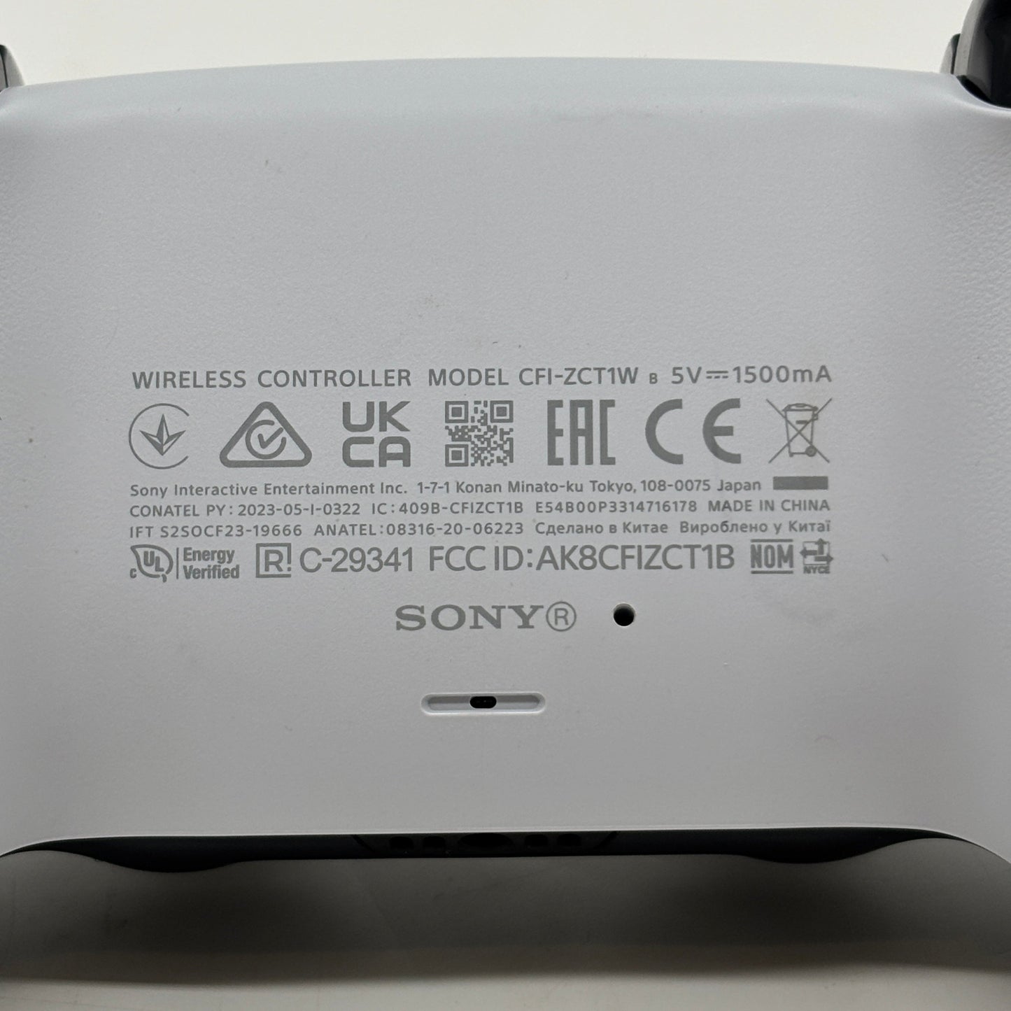 Sony PlayStation 5 PS5 Dualsense Wireless Controller White CFI-ZCT1W