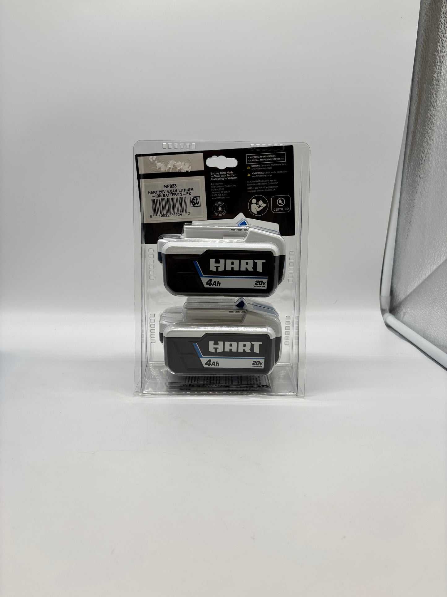 New Hart 20 v 2 Pack Lithium-Ion Battery  HPB23