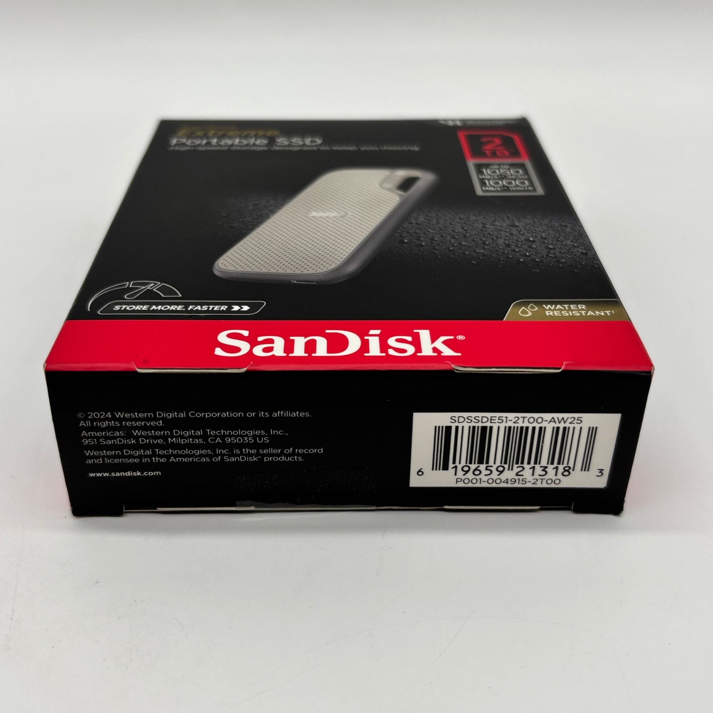 New Sandisk Extreme Portable 2TB SSD SDSSDE51-2T00-AW25