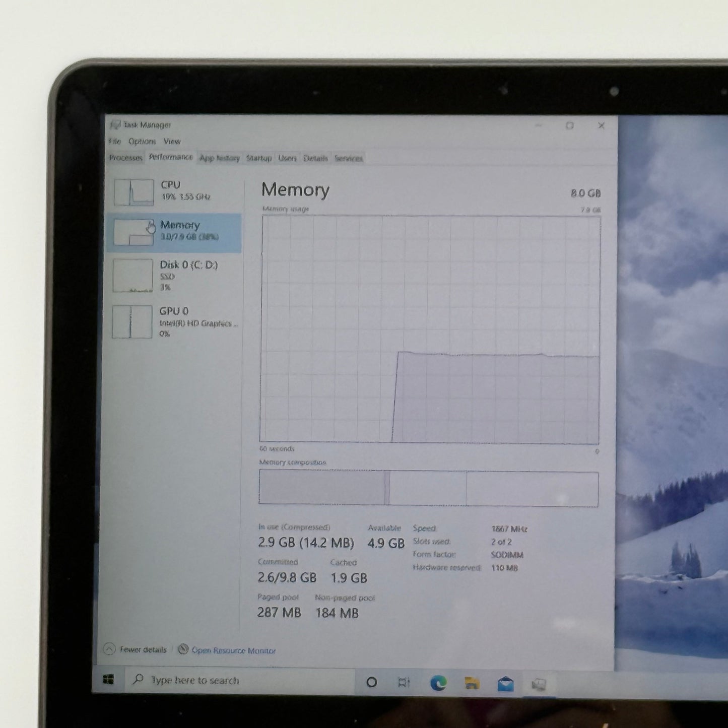 HP Pavilion x360 13-V011DX 13.3" i7-6500U 2.6GHz 8GB RAM 256GB SSD