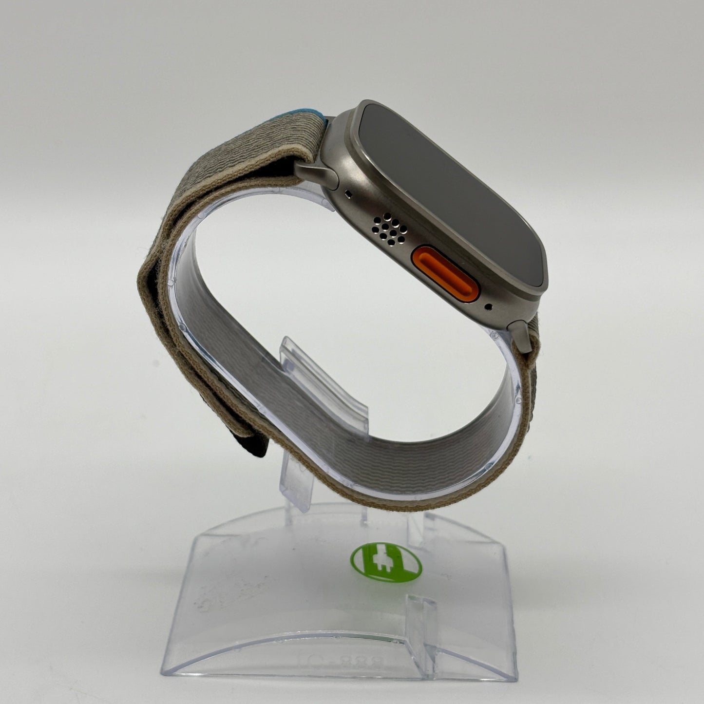 Unlocked Apple Watch Ultra 49MM Natural Titanium Tan/Blue Trail Band MQF33LL/A