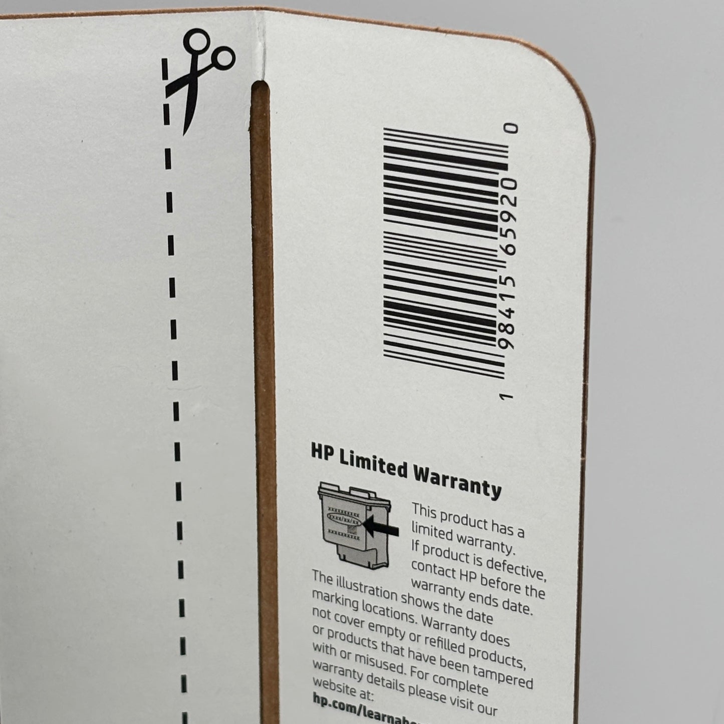 New HP 68 A73VTBN Black/Tri-color Ink Cartridge EXP: 07/2026