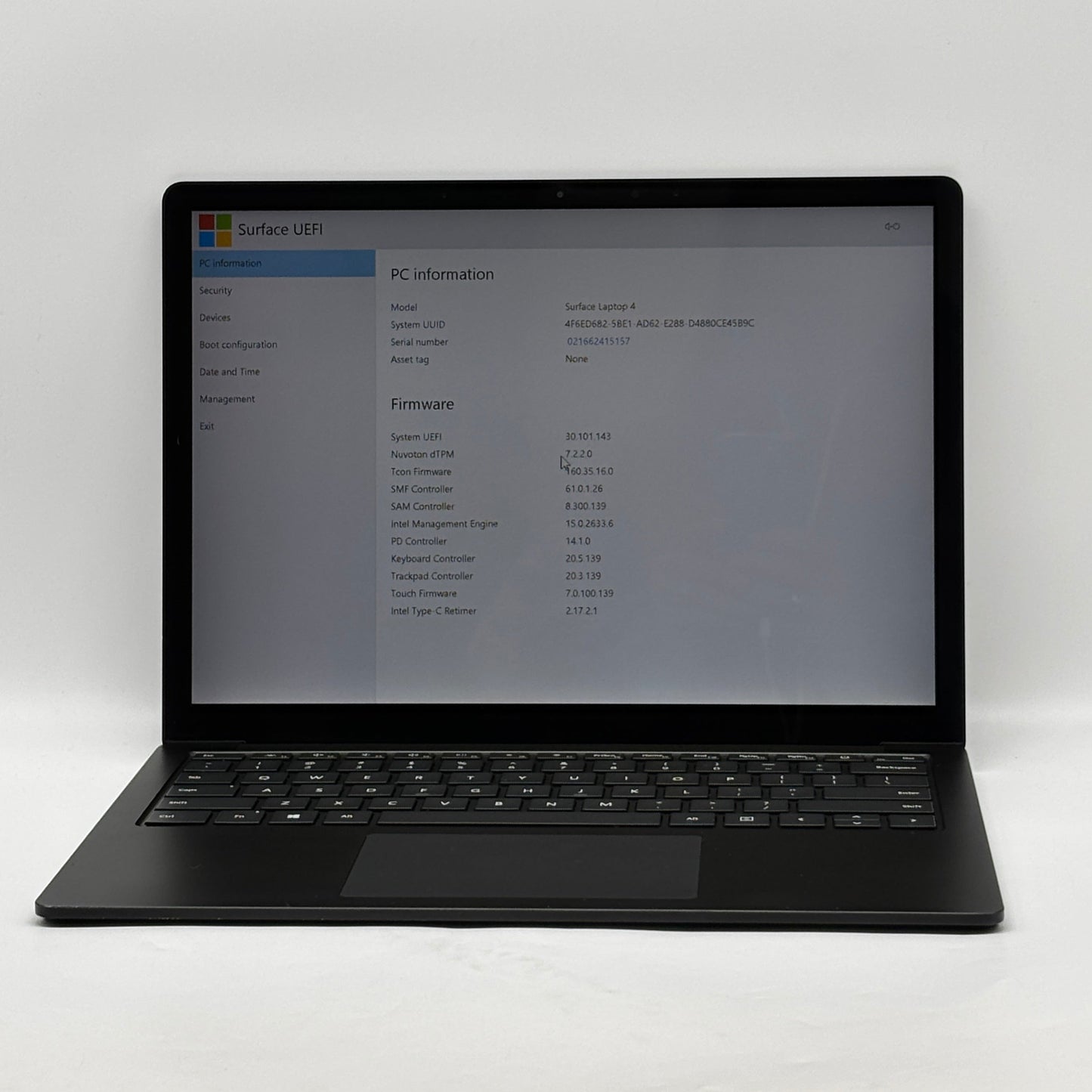 Microsoft Surface Laptop 4 1950 13.5" i7-1185G7 3.0GHz 16GB RAM 512GB SSD