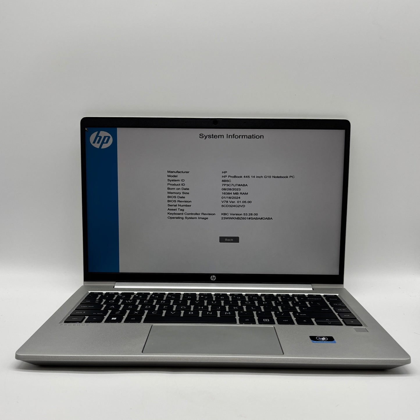 HP ProBook 445 G10 14" Ryzen 5 7530U 2.0GHz 16GB RAM 256GB SSD