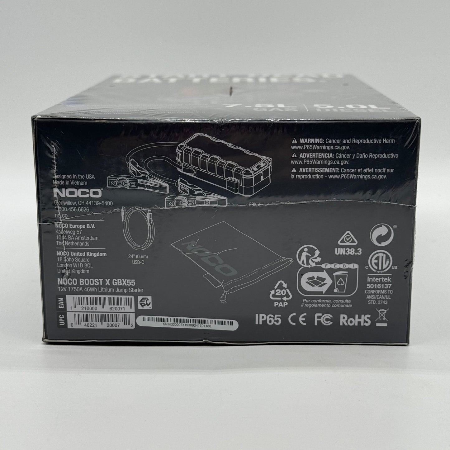 New NOCO GBX55 Portable Battery Charger