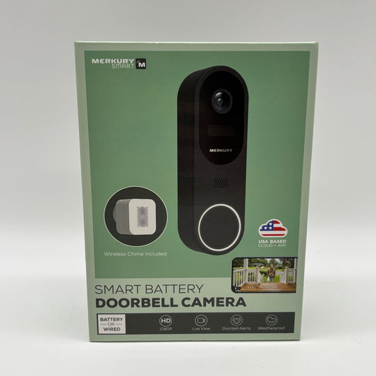New Merkury Smart Battery Doorbell Camera