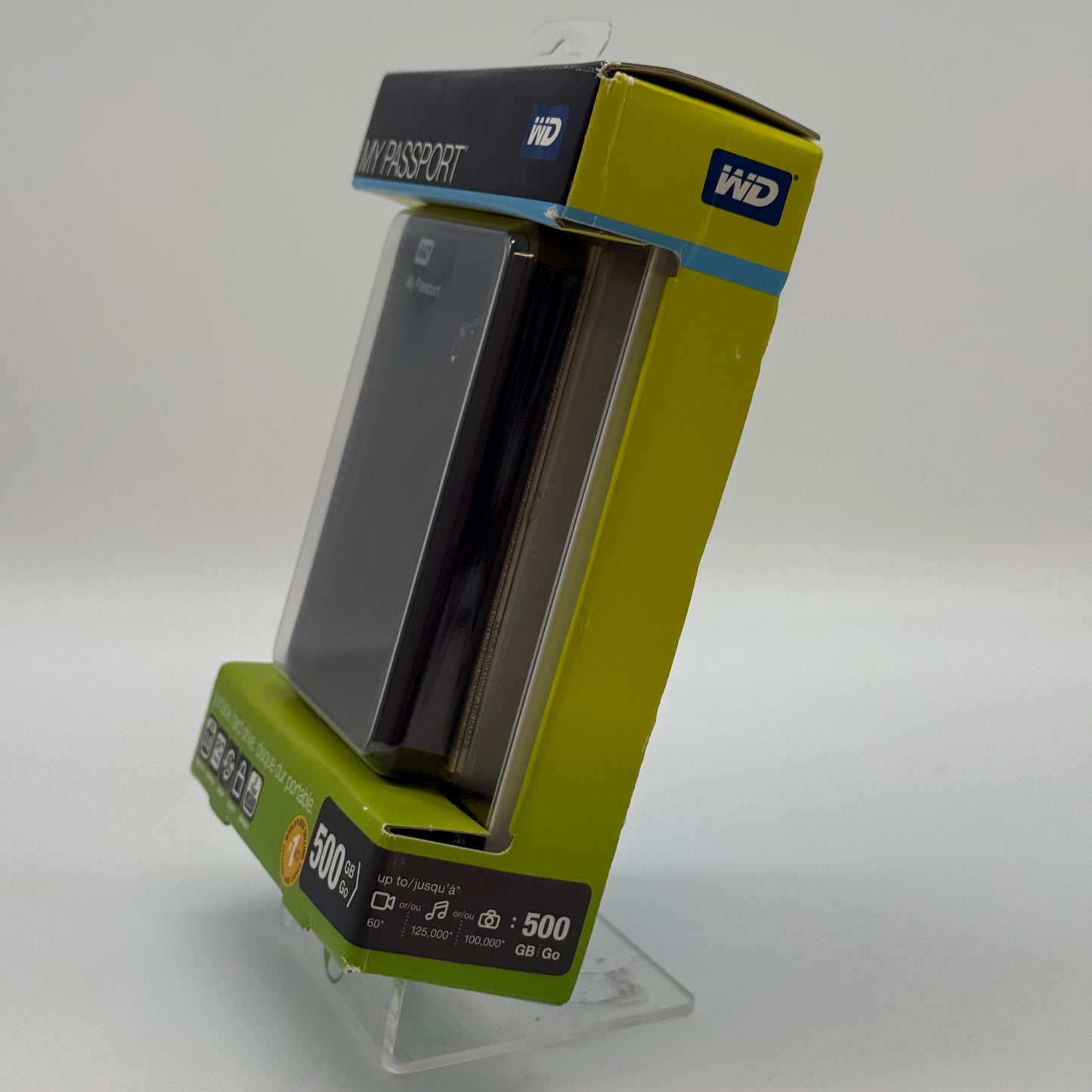 New WD My Passport Portable Hard Drive WDBKXH5000ABK-NESN