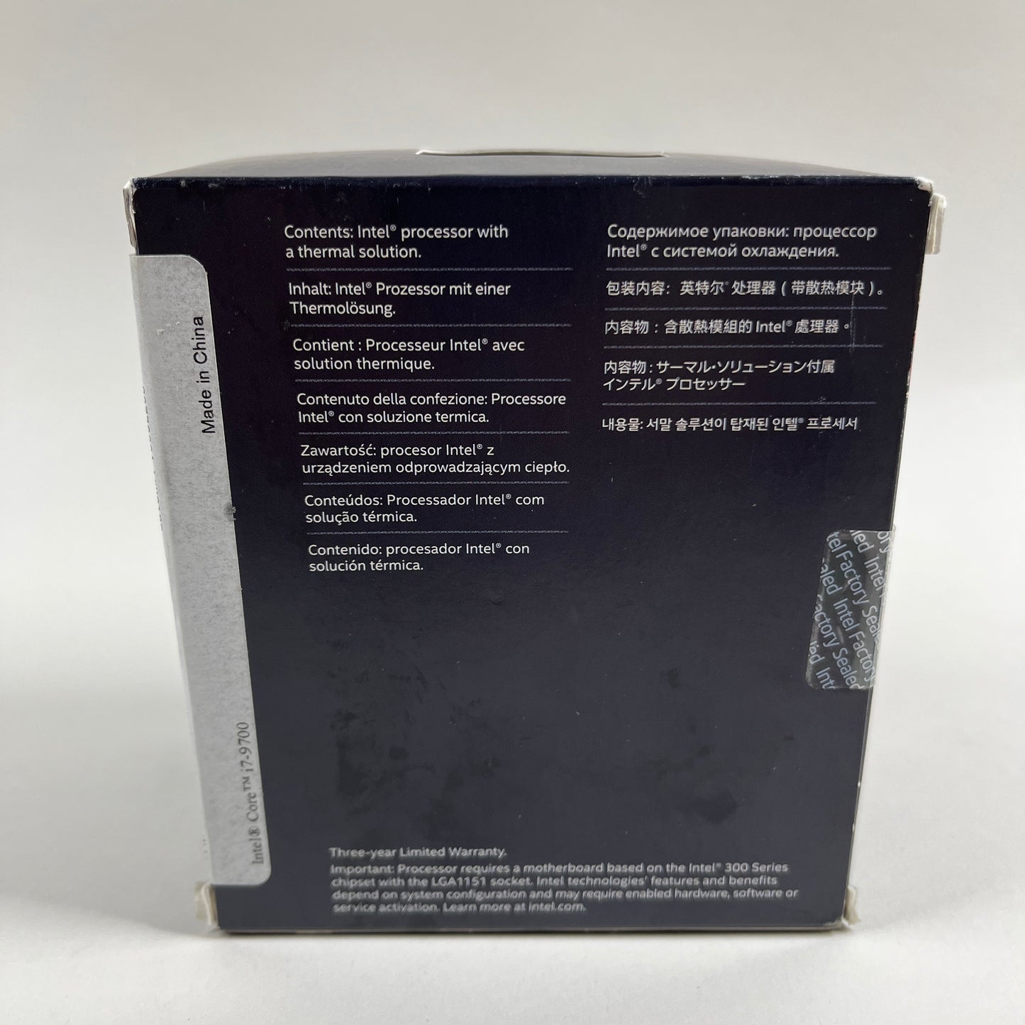 New Intel Core i7-9700 3.00GHz 8 Core BX80684I79700 LGA1151