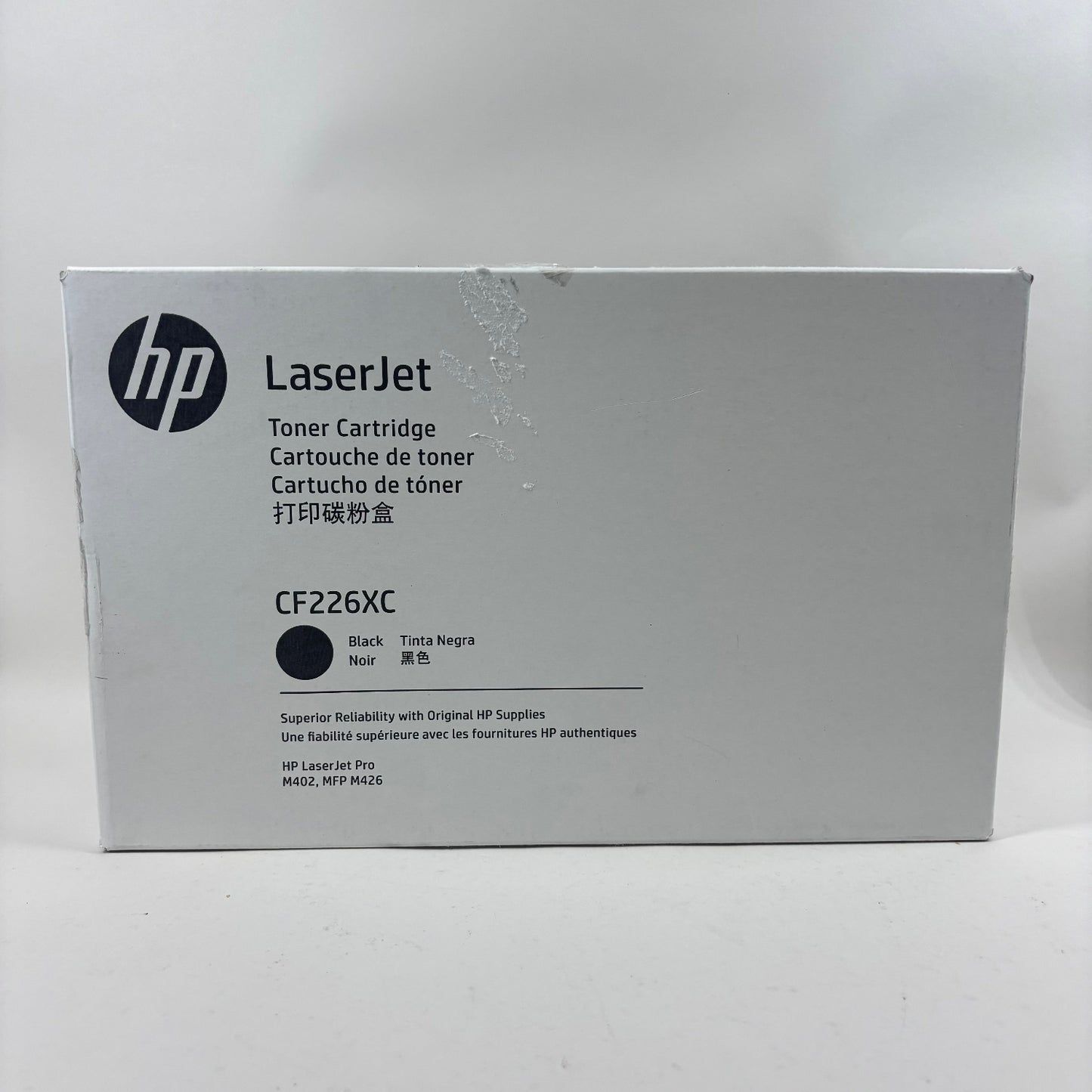 New HP CF226XC CF226-00913 Black LaserJet Toner Cartridge MFG Date 01/2022