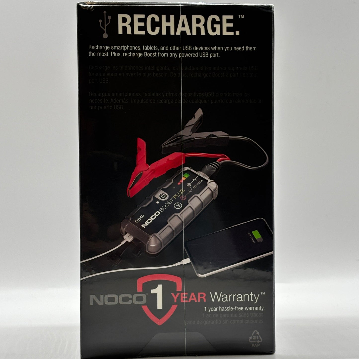 New NOCO Boost Plus Jump Starter
