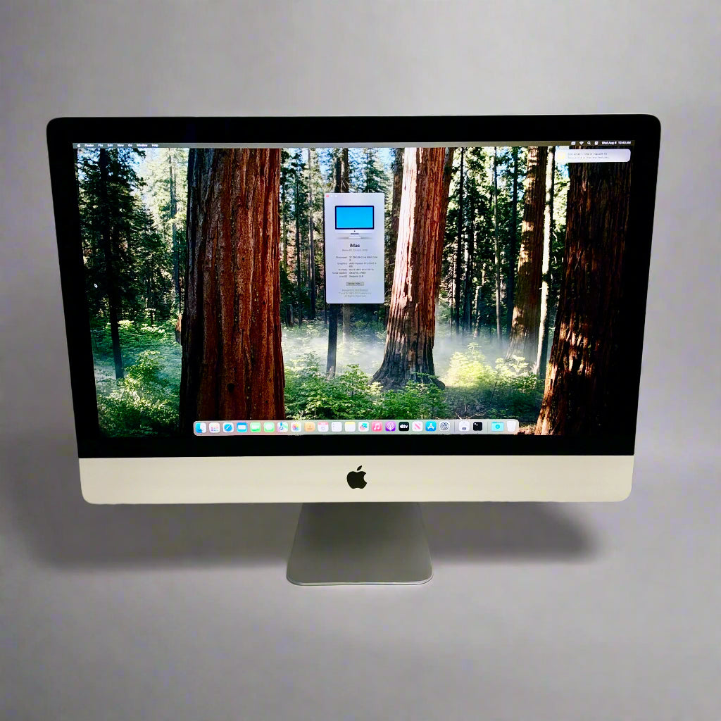 2019 Apple iMac 27" i5 3.1GHz 8GB RAM 256GB SSD Space Gray A2115