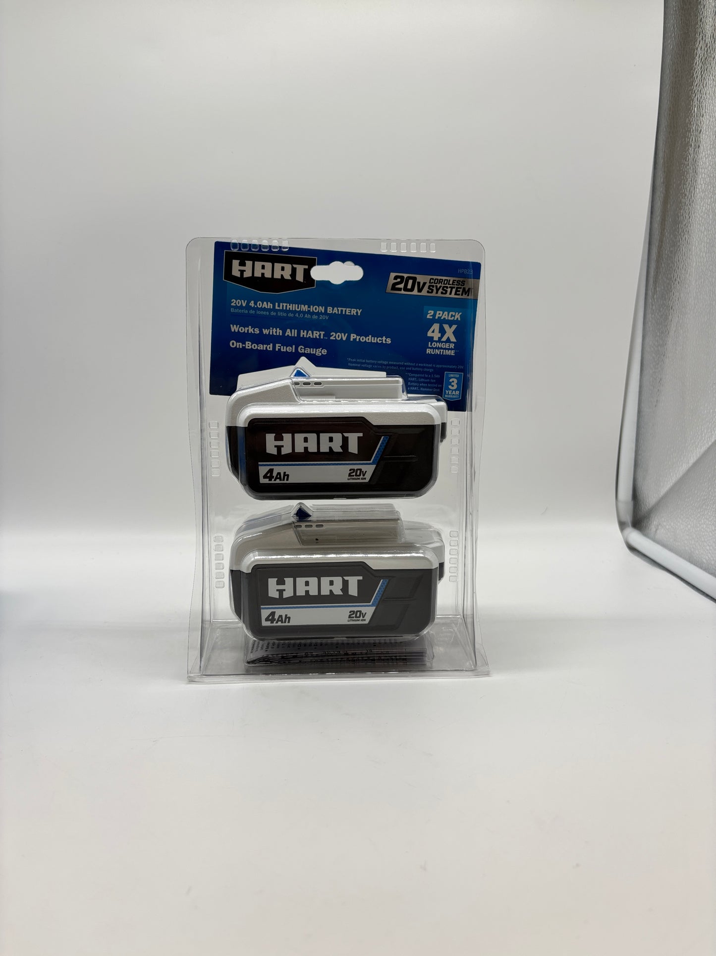 New Hart 20 v 2 Pack Lithium-Ion Battery  HPB23