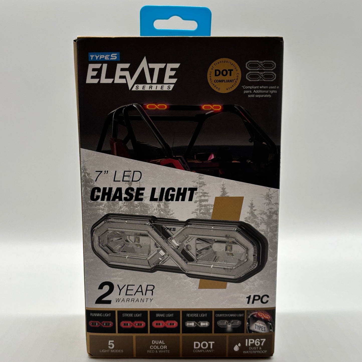 New Type S Elevate 7" LED Chase Light