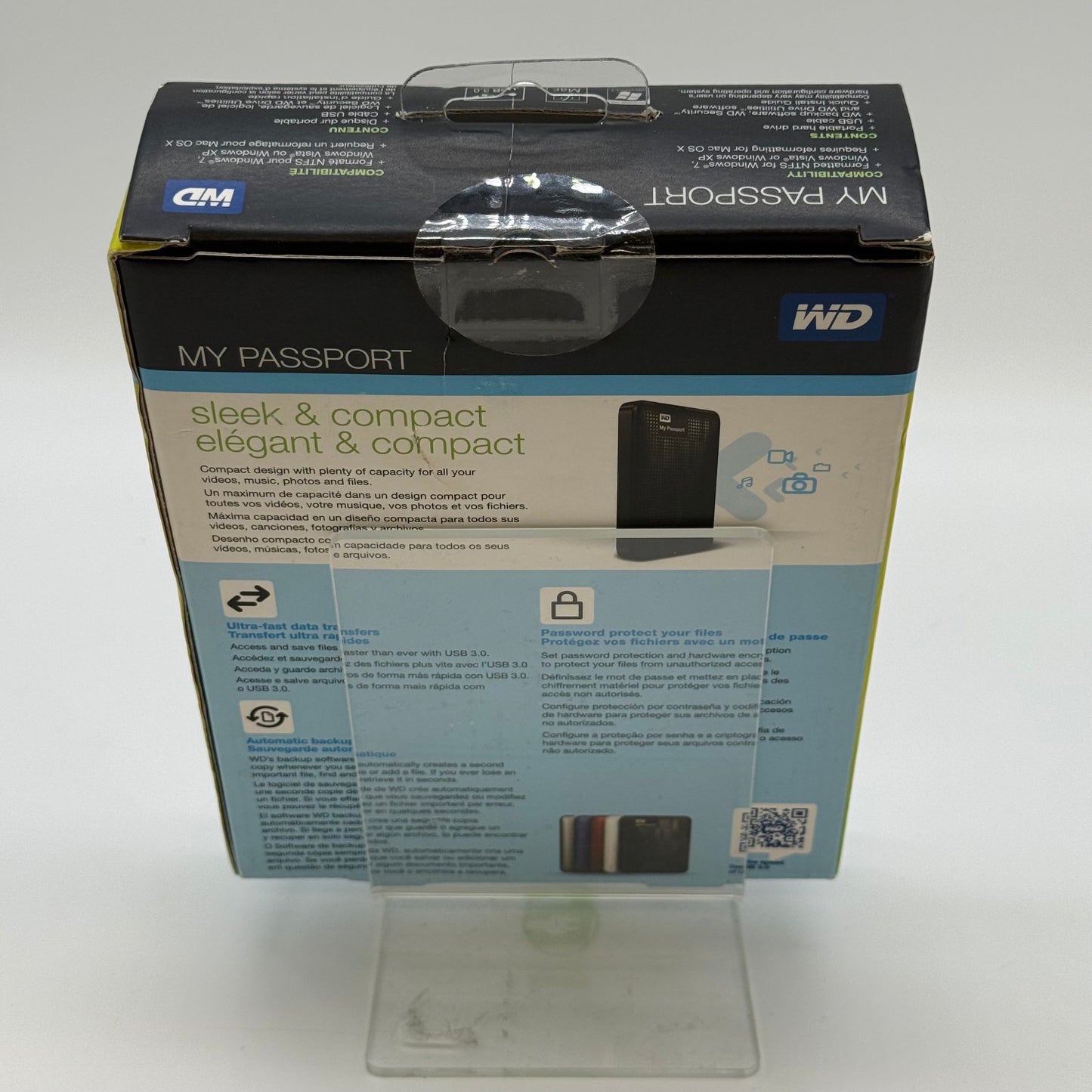 New WD My Passport Portable Hard Drive WDBKXH5000ABK-NESN