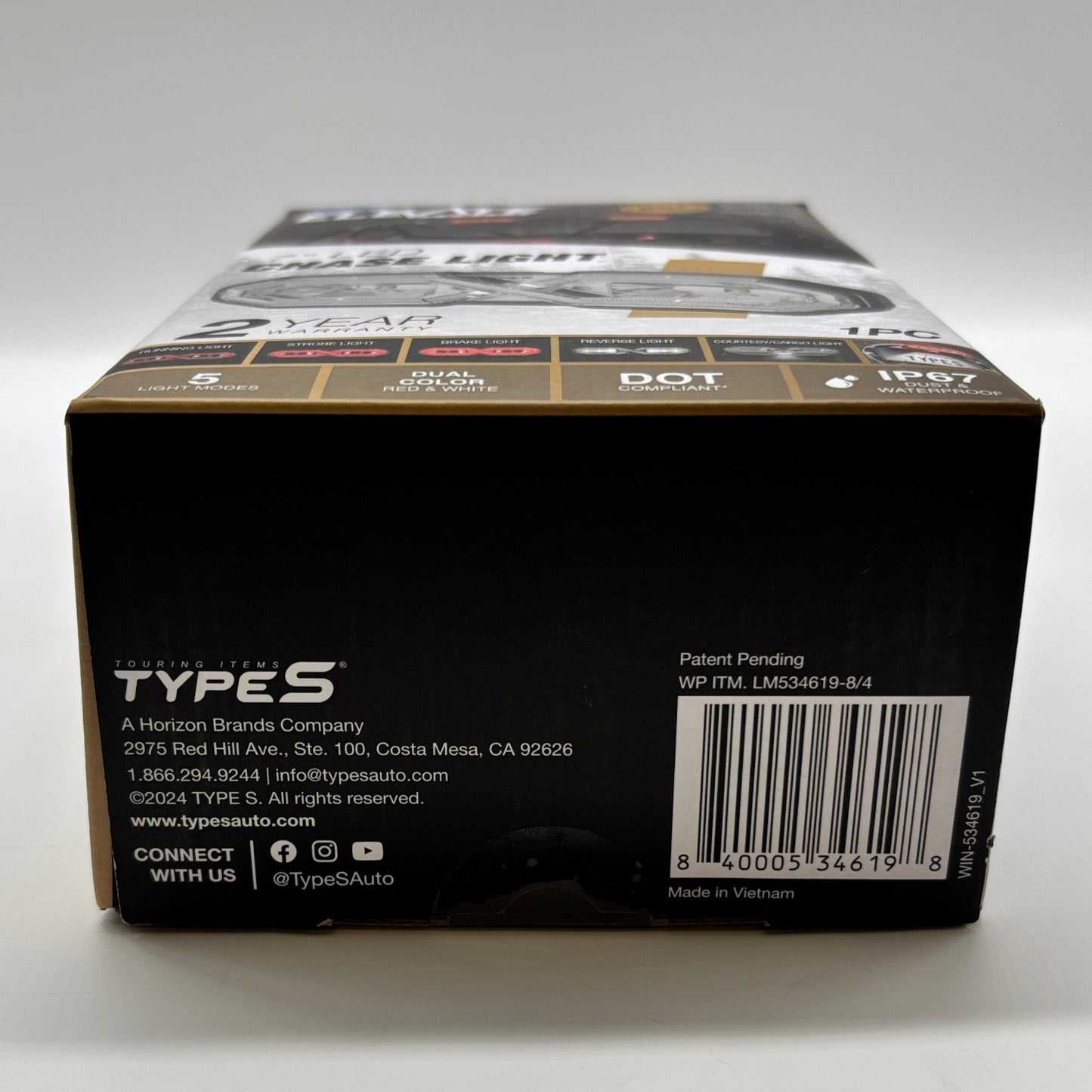 New Type S Elevate 7" LED Chase Light