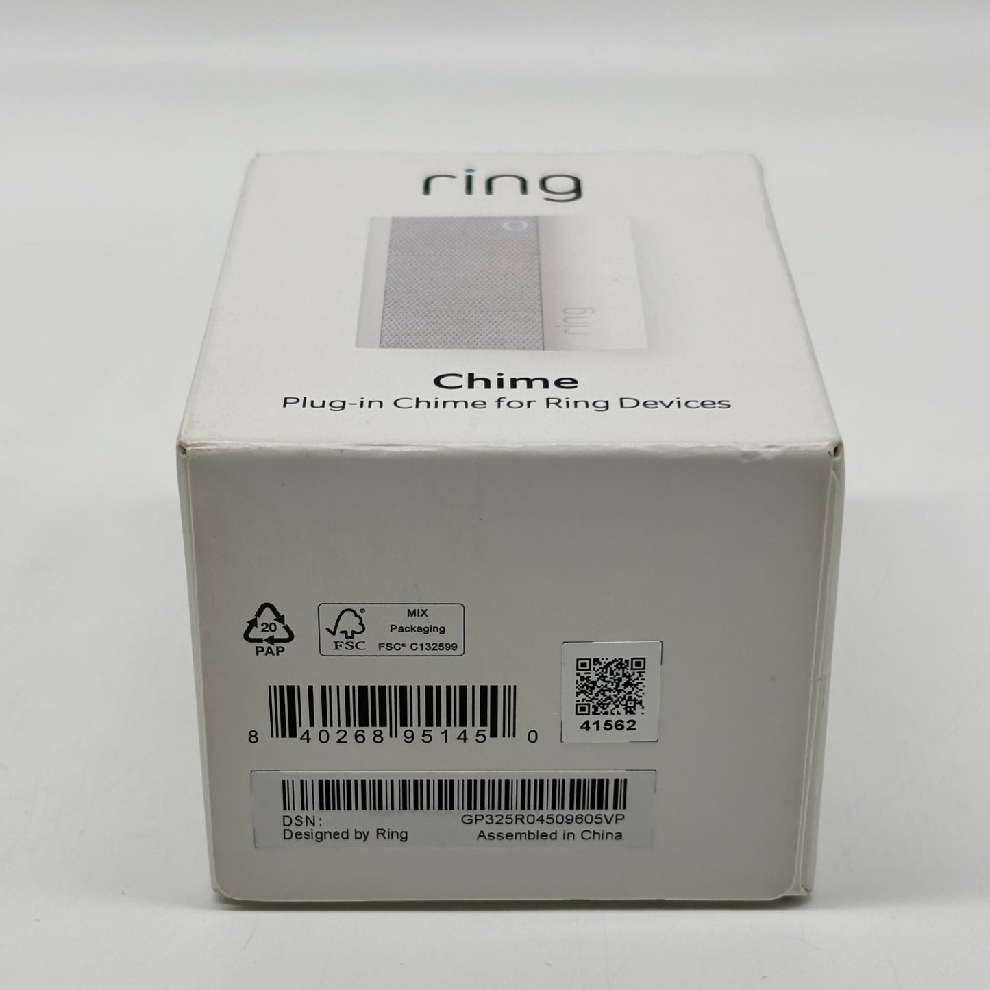 New Ring Chime Doorbell Chime White