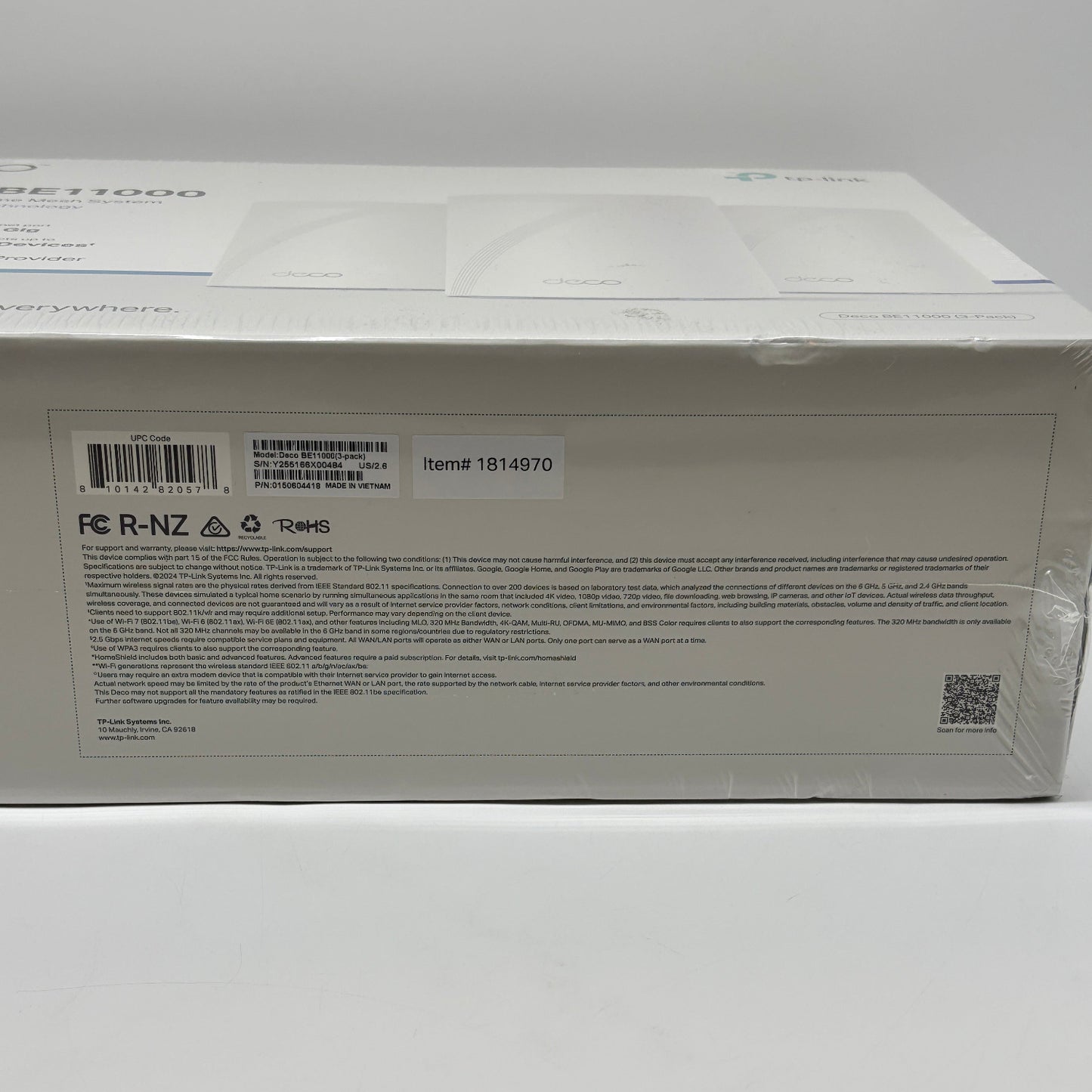 New TP-Link Deco  Tri-Band Whole Home Mesh System BE11000