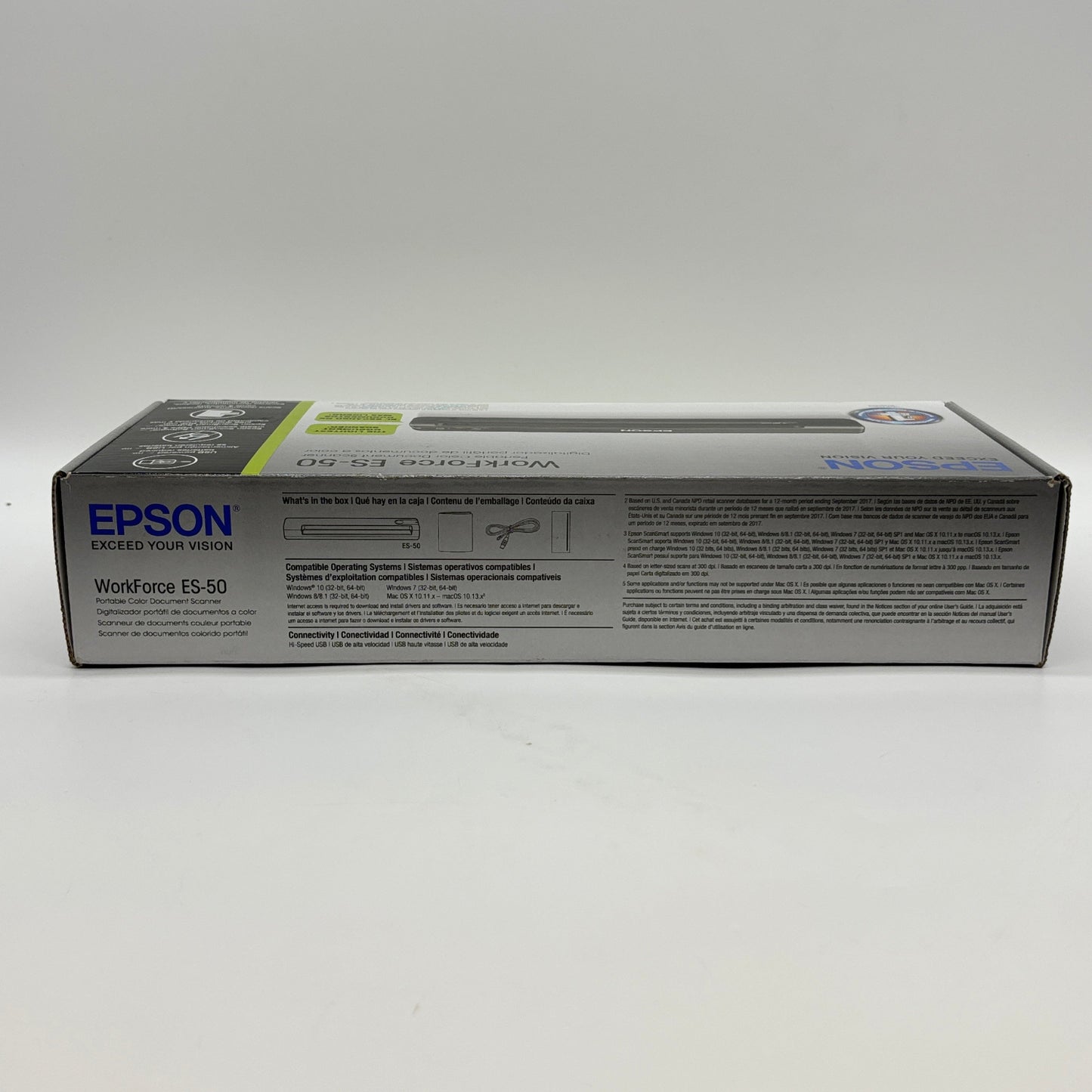 New Epson WorkForce Portable Document Scanner ES-50