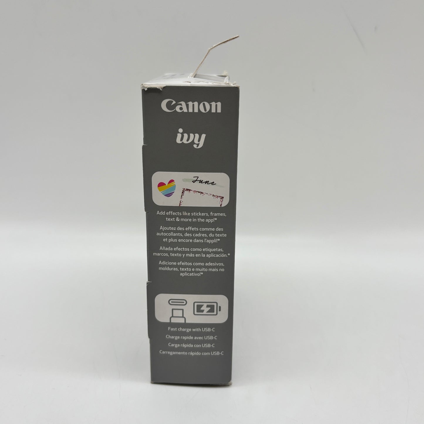 New Canon Ivy Mini Photo Printer II Pure White PV-223-PW