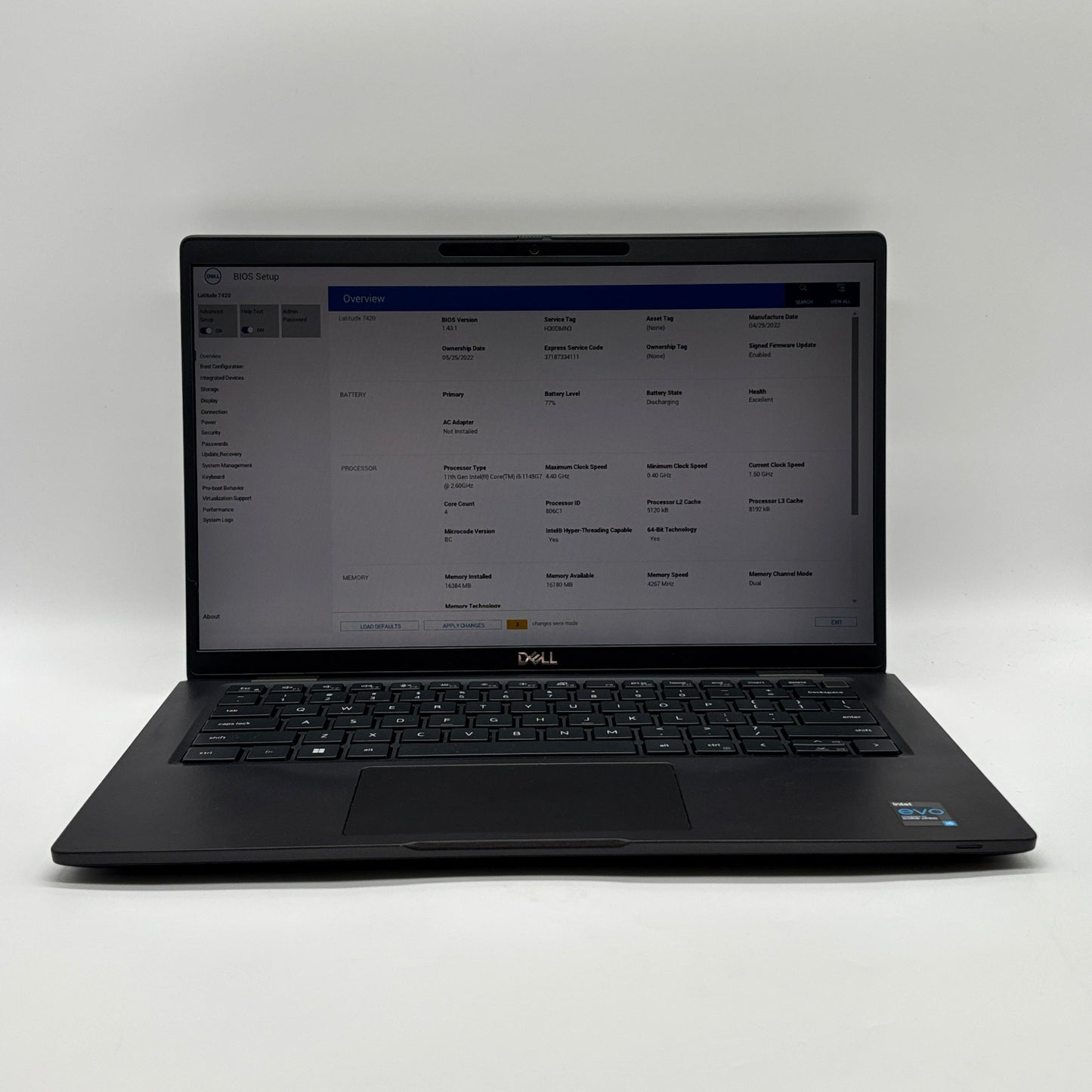 Dell Latitude 7420 P135G 14" i5-1145G7 1.5GHz 16GB RAM 512GB SSD