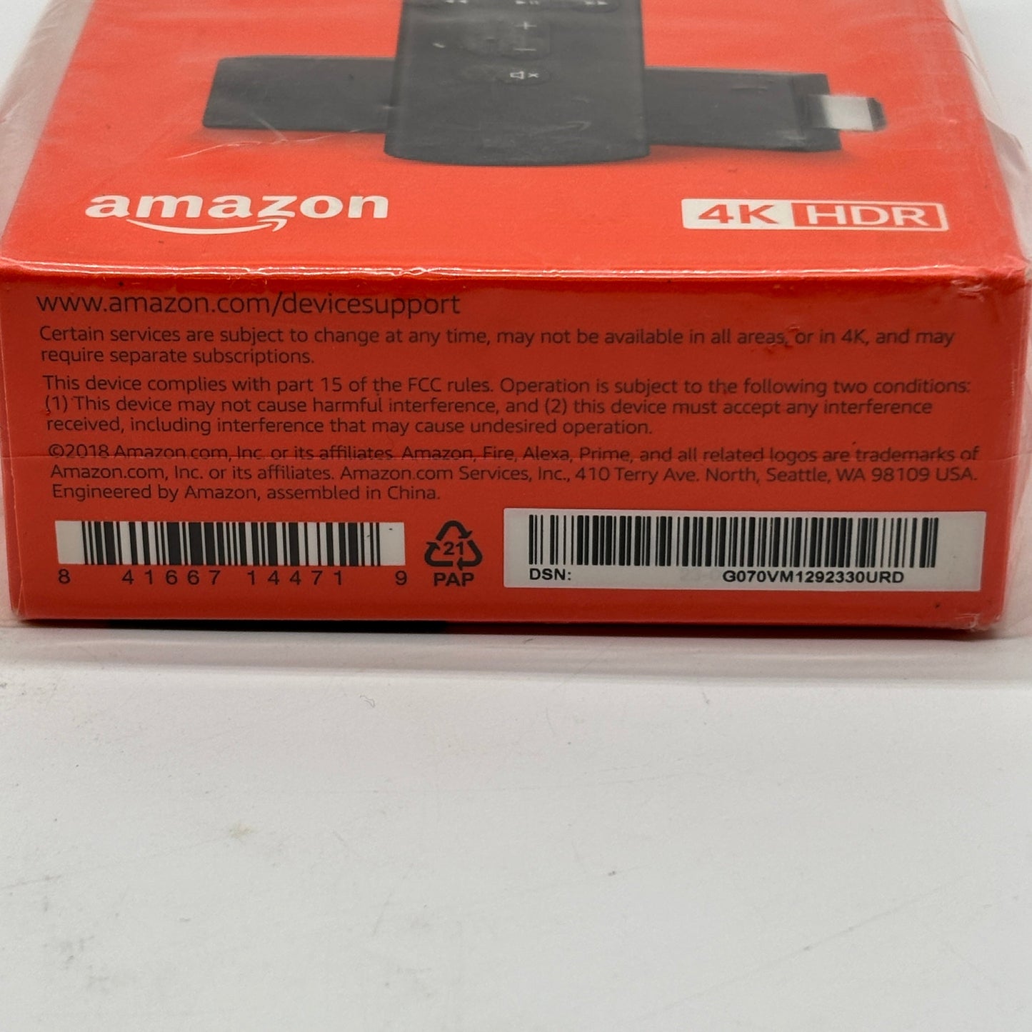 New Amazon FireTV Stick 4K Streaming Device