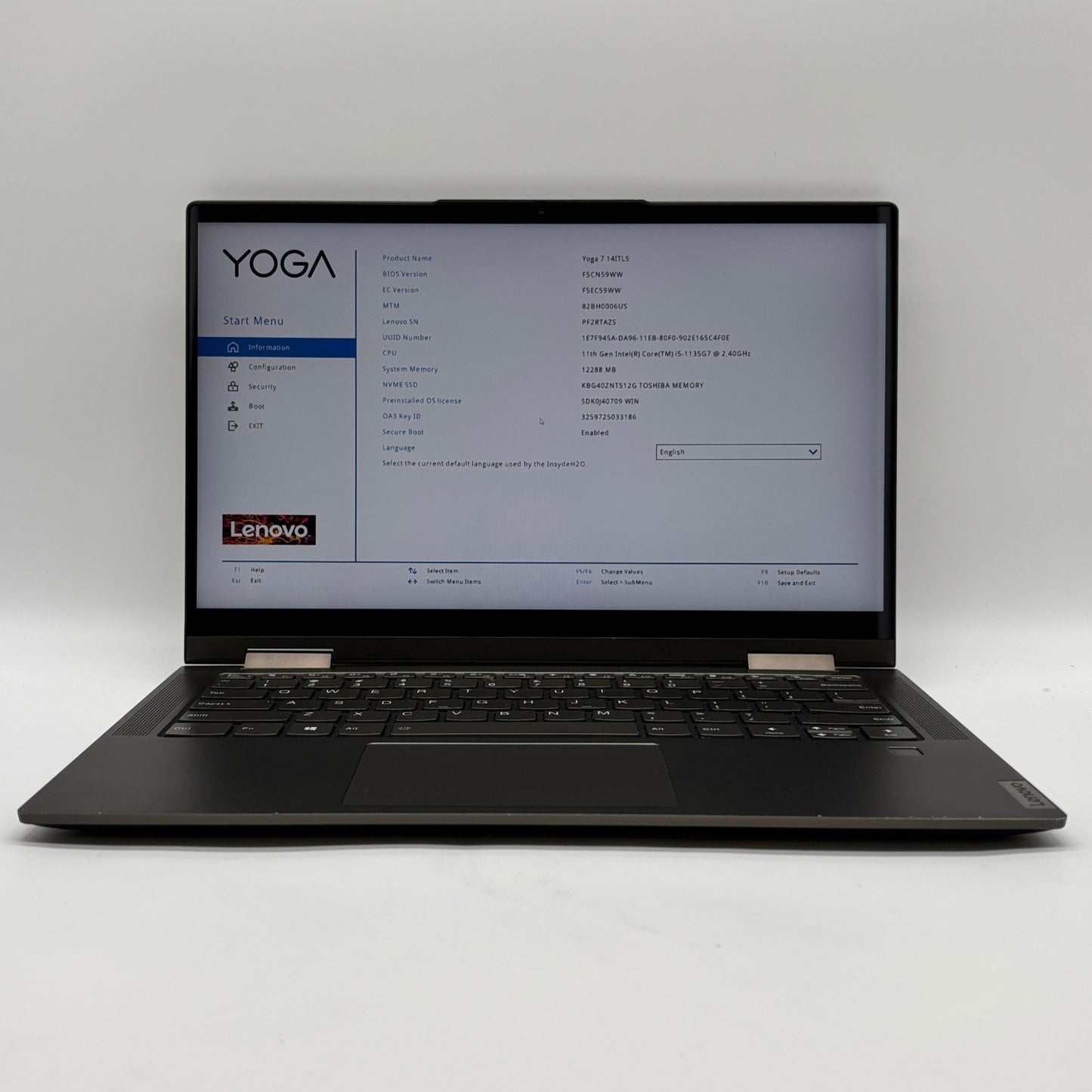 Lenovo Yoga 14ITL5 14" i5-1135G7 2.4GHz 12GB RAM 512GB SSD