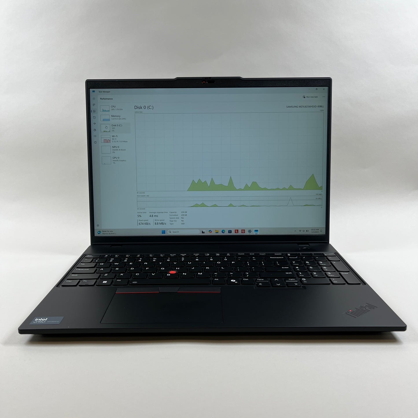 Lenovo ThinkPad L16 Gen 1 WUXGA 16" Core Ultra 5 135U 1.6GHz 16GB RAM 256GB SSD