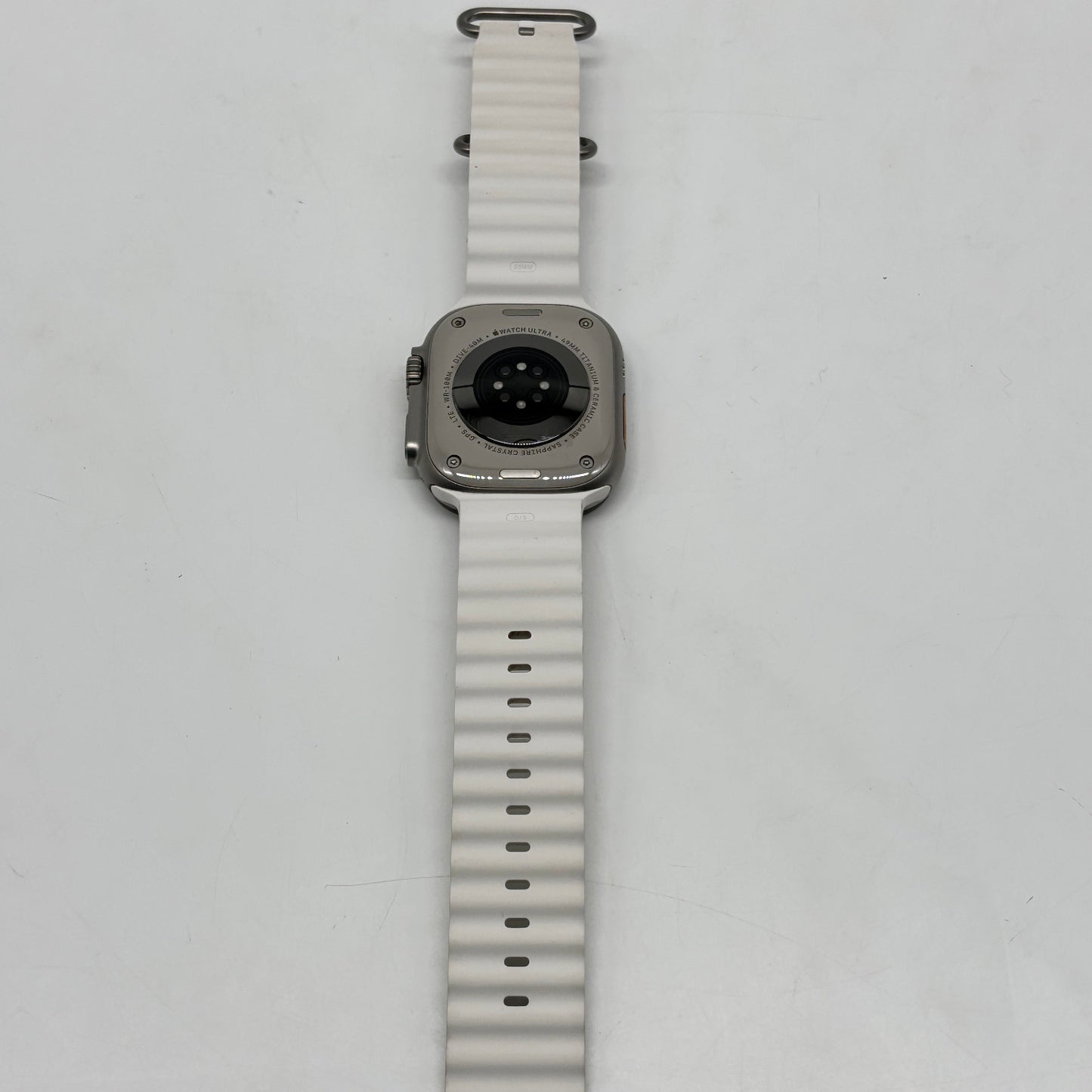 Unlocked Apple Watch Ultra 49MM Natural Titanium White Magnetic Link MNH83LL/A