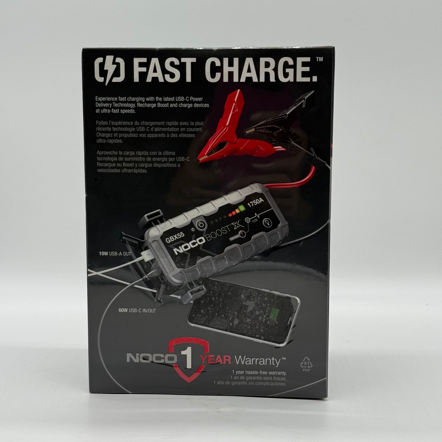 New NOCO GBX55 Portable Battery Charger