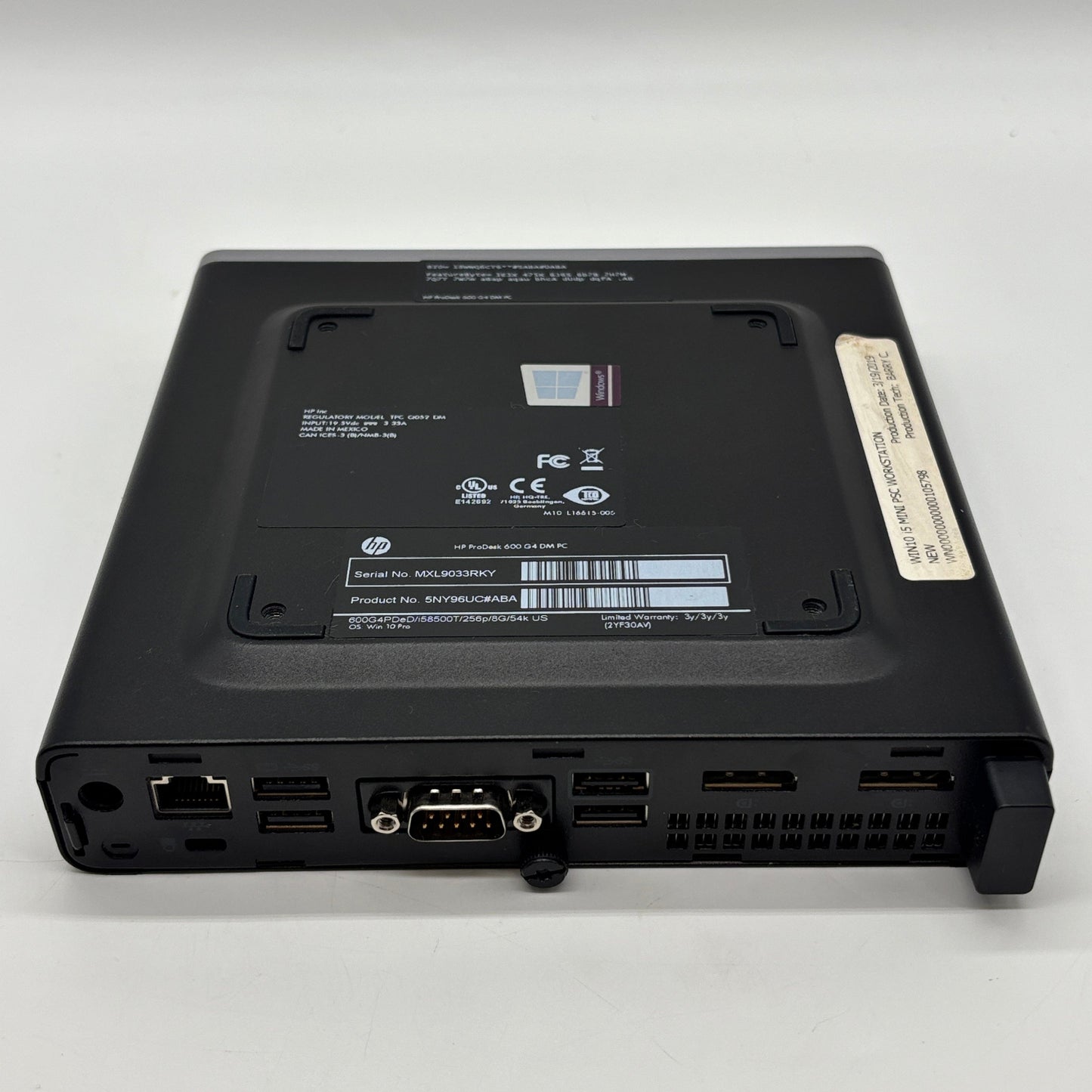 HP ProDesk 600 G4 DM PC i5-8500T 2.1GHz 8GB RAM 256GB SSD