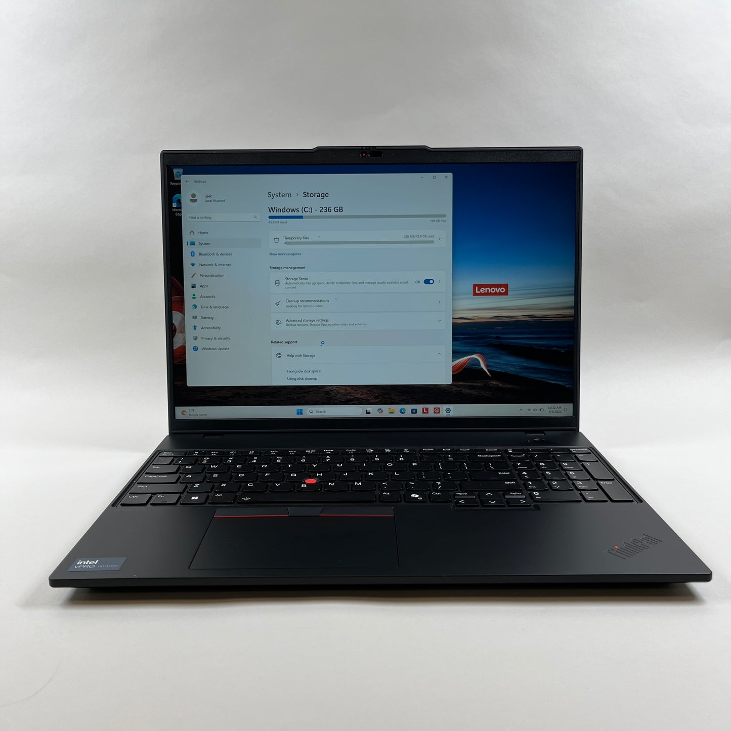 Lenovo ThinkPad L16 Gen 1 WUXGA 16" Core Ultra 5 135U 1.6GHz 16GB RAM 256GB SSD