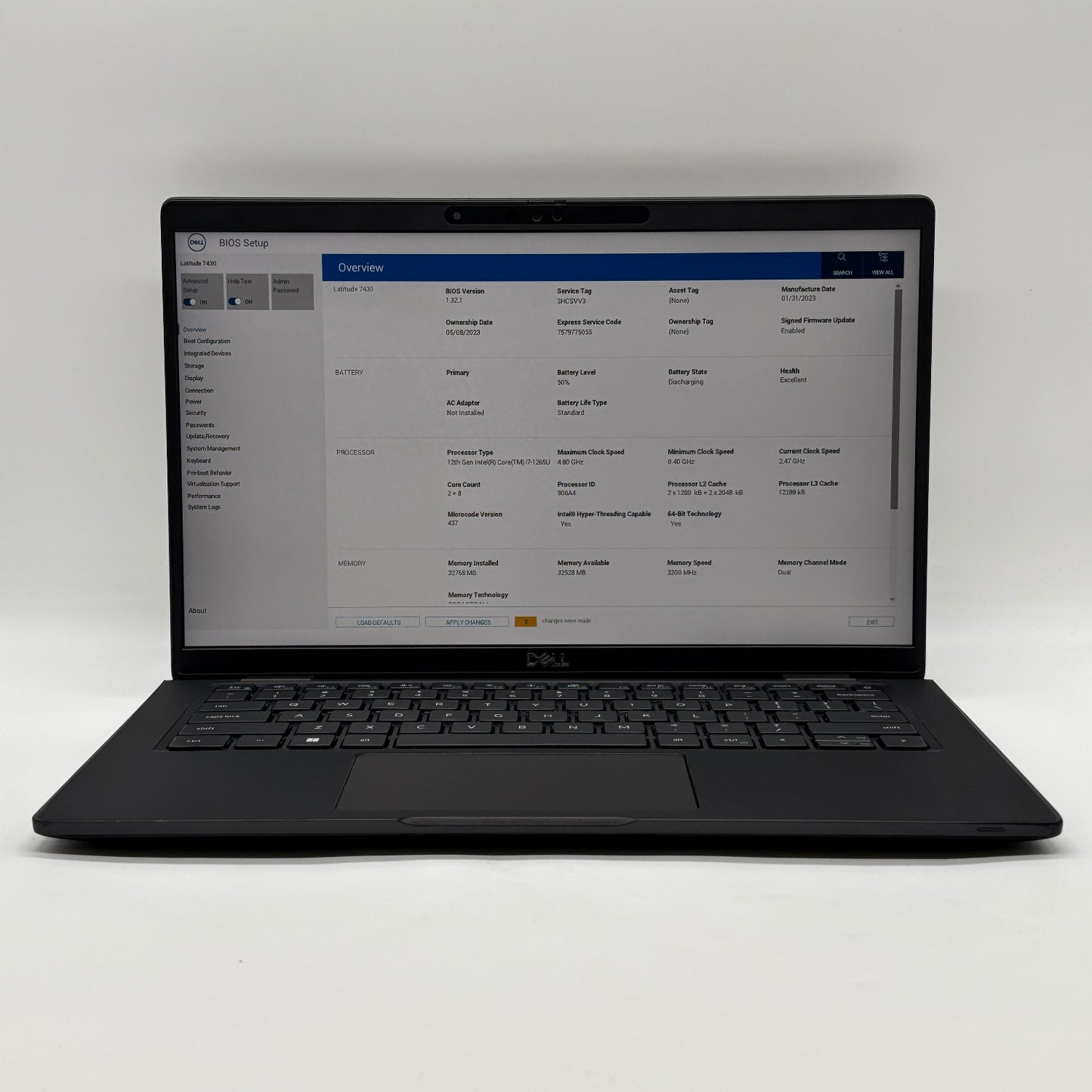 Dell Latitude 7430 14" i7-1265U 1.8GHz 32GB RAM 256GB SSD