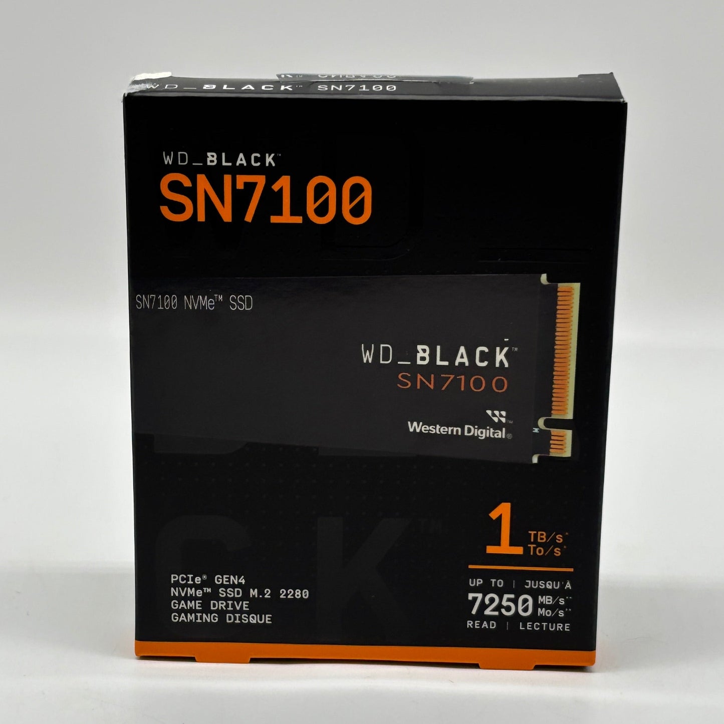New WD_Black SN7100 1TB M.2 NVMe Gen 4.0 x 4 SSD WDBELG0010BBK