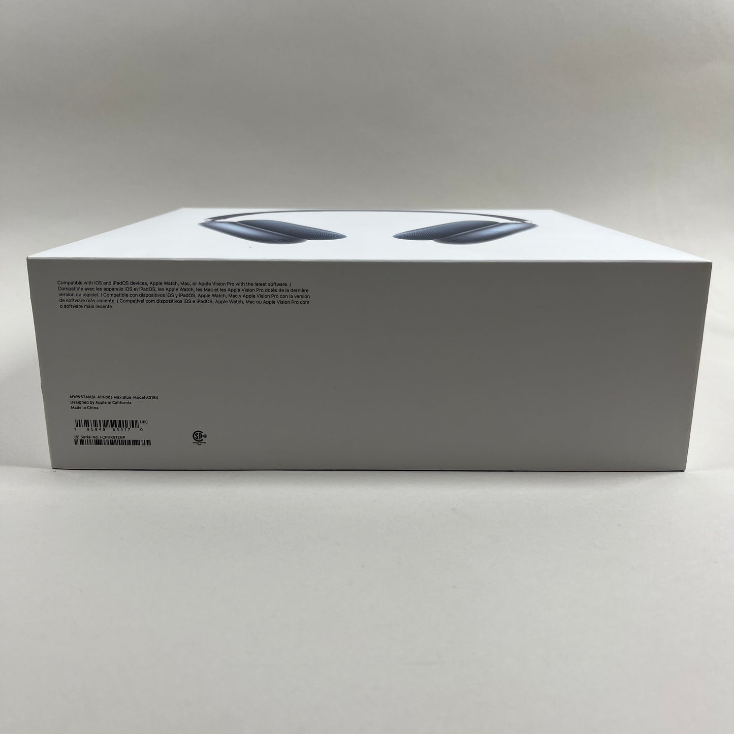 Apple AirPods Max USB-C Wireless Over-Ear Headphones BLUE MWW63AM/A