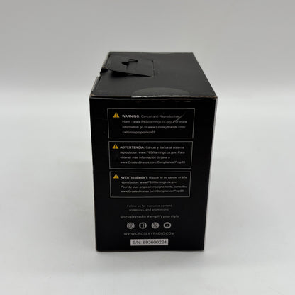 New Crosley Piper Portable Bluetooth Speaker White CR3044A-WH