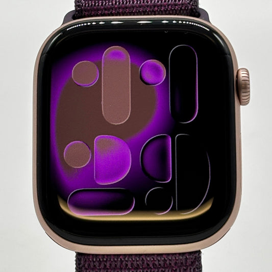 GPS Only Apple Watch Series 10 46MM Pink Aluminum Purple Trail Loop MWWV3LW/A