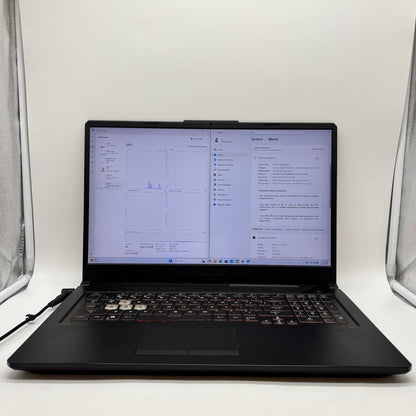 Broken Asus TUF F17 FX706H 17" i5-11260H  16GB RAM 512GB SSD RTX 3050 - Bad Batt