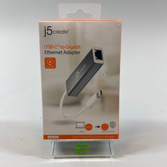 New j5create USB-C to Gigabit Ethernet Adapter JCE133G